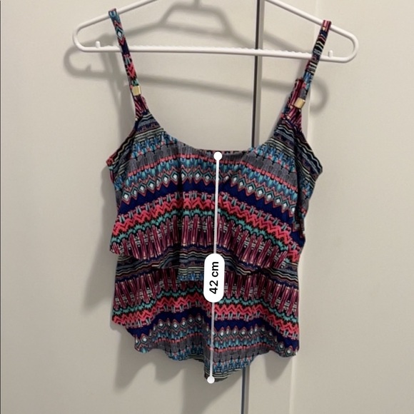 Swimco 2 Tier Tankini Top Size US S - Picture 3 of 5